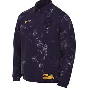 Nike Inter Milan Jas Inter Milan Club Third Voetbal Harrington Jas Voor Heren, Blackened Blue/University Gold, FQ3261-498, S