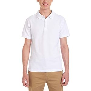 Nautica Young Men's Uniform Short Sleeve Stretch Pique Polo