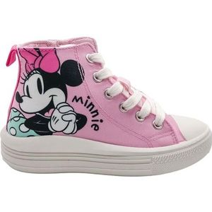 CERDÁ Minnie Hoge Sneakers - Roze - Antislip - Canvasmateriaal