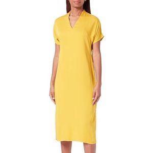 TAIFUN Dames 380326-11105 jurk, Golden Cumin, 36, Golden Cumin, 36