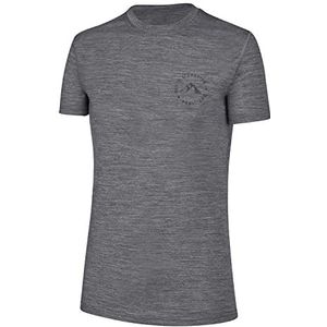 Black Crevice Merino T-shirt voor dames, hoogwaardig merino shirt, dames T-shirt van 70% merinowol en 30% polyester, temperatuurregulerend merino T-shirt voor dames, mulesingvrij shirt voor dames,