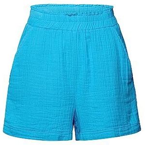 Mavi Dames Woven Shorts Korte broek, Blauw, M, Blau, M