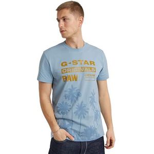 G-Star RAW Palm Originals r t, blauw (Faze Blue D24681-336-6481), XS