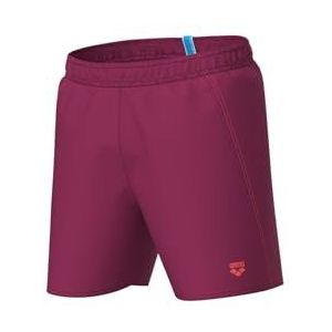 ARENA Fundamentals Boxer R zwemshorts voor heren, Donkerpaars-calypso koraal, 3XL