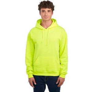 Jerzees Sweatshirt met capuchon voor heren, Hoodie - Veiligheid Groen, S