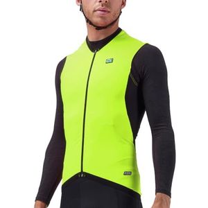 Alé Cycling Heren R-EV1 Clima Protection Thermo Vest, Fluo Geel, Groot