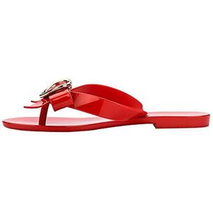 melissa Harmonic Hot AD, platte damessandalen, rood, maat 37, Rood, 37 EU