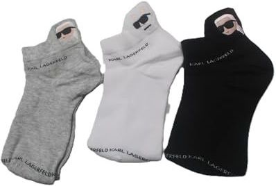 Karl Lagerfeld Sokken  grijs / zwart / wit