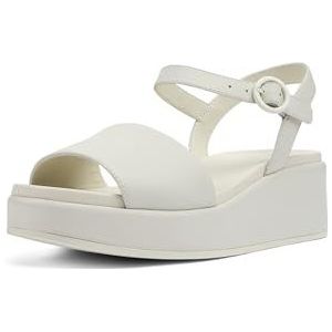 Camper Misia K200564 Damessandalen met 2 riempjes, wit natuur 042, 36 EU