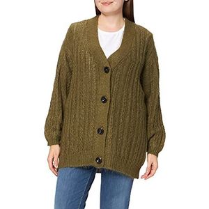 Noa Noa Dames Essential Winter Mohair, lange mouwen cardigan sweater