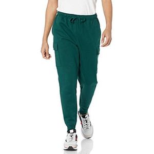 Amazon Essentials Heren Cargo Fleece Jogger, Donkergroen, M