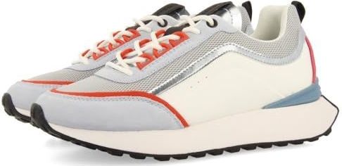 Gioseppo - Woman Sneakers - Wit - Leer en Technisch Mesh