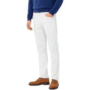 Hackett London Heren GMD Texture Chino Jeans, Beige (Ecru White), 34W/32L, Beige (Ecru Wit), 34W / 32L