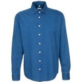 Seidensticker - Businesshemd - Donkerblauw - 100% Katoen - Regular Fit