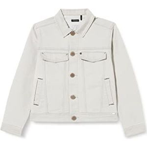 IKKS JUNIOR Denim jas voor jongens, lichtgrijs gestreept, 4 Jaren