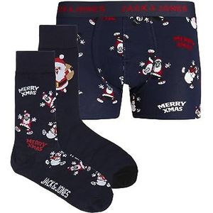 JACK&JONES JUNIOR JACHAPPY Xmas GIFTBOX JNR, Navy Blazer/Pack: Navy Blazer - Navy Blazer, 116 cm