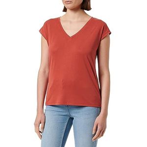 VERO MODA Vmfilli Ss V-hals Tee Ga Noos T-shirt voor dames, Bossa Nova, XL