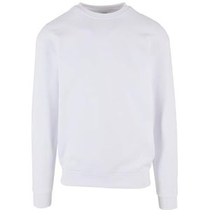 Urban Classics Sweatshirt met ronde hals voor heren, wit, L
