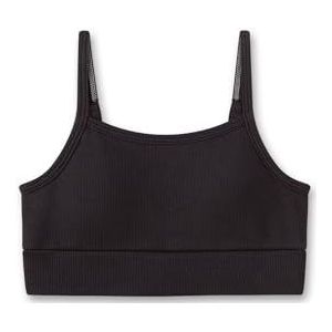 Sanetta Meisjesbustier Groen | Comfortabele en comfortabele katoenen bustier voor meisjes Ondergoed met verstelbare bandjes van RIPP-kwaliteit | Meisjes Bustier, groen, 176 cm