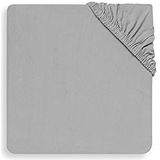 Jollein - Baby - Hoeslaken Wieg Jersey (Soft Grey) - Katoen - Hoeslaken Wieg - 40/50x80/90cm