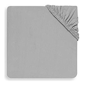 Jollein - Baby - Hoeslaken Wieg Jersey (Soft Grey) - Katoen - Hoeslaken Wieg - 40/50x80/90cm