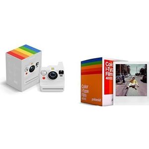 Polaroid - Now+ Generation 3 - Instantcamera Bluetooth-verbonden + kleurenfilm (40 filmpakket) - Wit