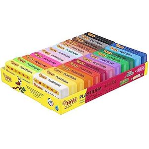 Jovi - Klei - verpakking met 24 tabletten à 50 gram, verschillende kleuren, glutenvrij (P70/24)