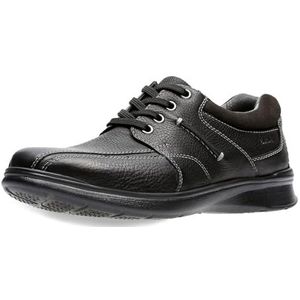 Clarks Heren Cotrell Walk Oxford-stof, Zwart geolied leer, 41 EU