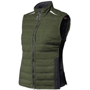 BP 1994 570 thermovest voor dames 65% polyester, 35% katoen olijf, maat L