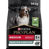 Pro Plan Hond Medium Adult Sensitive Digestion Hondenvoer, Adult Hondenbrokken - Gevoelige Spijsvertering, met Lam, 14kg