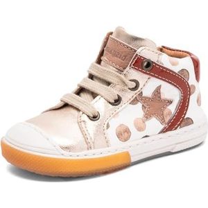 Bisgaard Unisex Holger Sneakers voor kinderen, Brown Dots, 28 EU