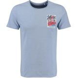 T-shirt - Pastelkleuren - Katoenmix - Regular Fit