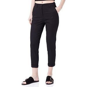 Sisley Damesbroek 4ED4LF00R Pants, Black 100, 38, Black 100, 38