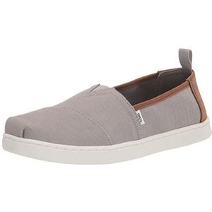 TOMS Alpargata Platte slippers voor jongens, grijs, 37.5 EU