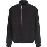 Armani Exchange - Black Edition - Sweatshirt - Zwart - Lange Mouwen - Twee Ritszakken