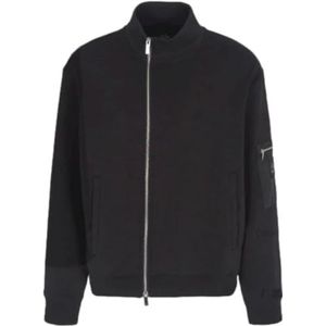 Armani Exchange - Black Edition - Sweatshirt - Zwart - Lange Mouwen - Twee Ritszakken
