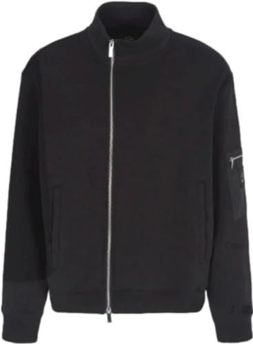 Armani Exchange - Black Edition - Sweatshirt - Zwart - Lange Mouwen - Twee Ritszakken