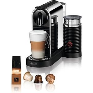De'Longhi Nespresso CitiZ Platinum & Milk EN330.M, Koffiezetapparaat, 19 Bar Duwen, Warm en Koud Melkschuim met Aeroccino3 Inbegrepen, 1260W, Zwart