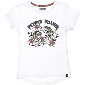 DJ DutchJeans Girl's T-shirt, wit, 134