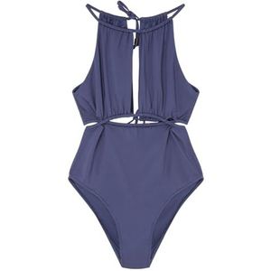 Women'Secret lotus trikini voor dames, Medium Blauw, M