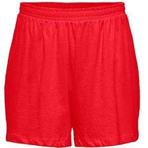ONLY Onlmay Taille Box JRS Shorts, High Risk Red, M, rood (high risk red), M