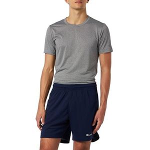 Champion Athletic C-Sport-C-logo Tcv Micromesh bermuda shorts voor heren, Blu Marittimo/Nero, M