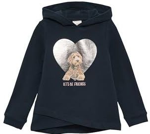 s.Oliver - Sweatshirt - Zwart - Met Capuchon - Lange Mouwen