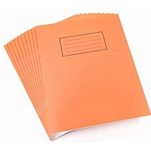 Silvine Oefenboek 5mm Vierkanten 80 Pagina's 229x178mm Oranje Ref EX105 [Pack van 10]