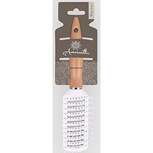 La Briantina Femme Classique haarborstel, rechthoekig, van berkenhout, anti-frizz-effect