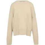 QS by s.Oliver - Gebreide Pullover - Viscosemix - Ronde Hals - Verbrede Schouders