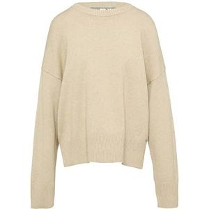 QS by s.Oliver - Gebreide Pullover - Viscosemix - Ronde Hals - Verbrede Schouders