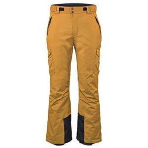 Killtec Heren Combloux MN PNTS functionele broek met randbescherming en sneeuwvanger, camel, S