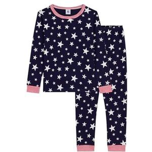 Petit Bateau Christmo S Nachtkleding voor jongens, Avond/Marshmallow, 24 Maanden