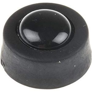 RS PRO Trildemper, rubberen voet, Ø 15 mm x 6 mm, verpakking van 40 stuks